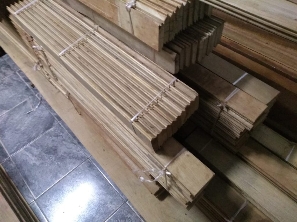 Machimbres de 1" madera dura especies nativas